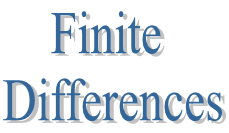 1.  Finite Differences