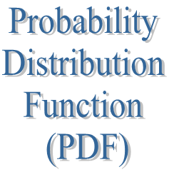 7.	Probability Distribution Function (PDF)