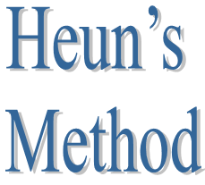 11. Heun’s Method
