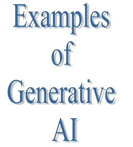 12. Examples of Generative AI