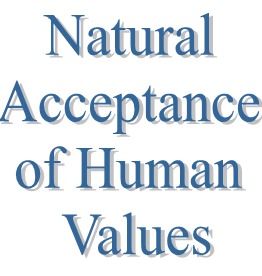 22. Natural Acceptance of Human Values