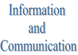 3. Information and Communication