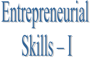 4. Entrepreneurial Skills – I