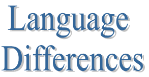 26. Language Differences